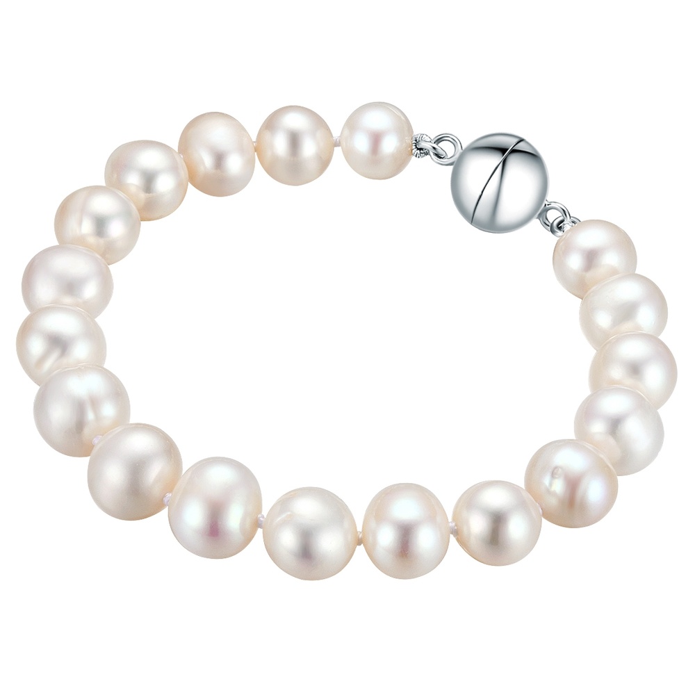 Valero Pearls Bracelet Argent sterling Perle de culture d'eau douce en Argent Bracelet
