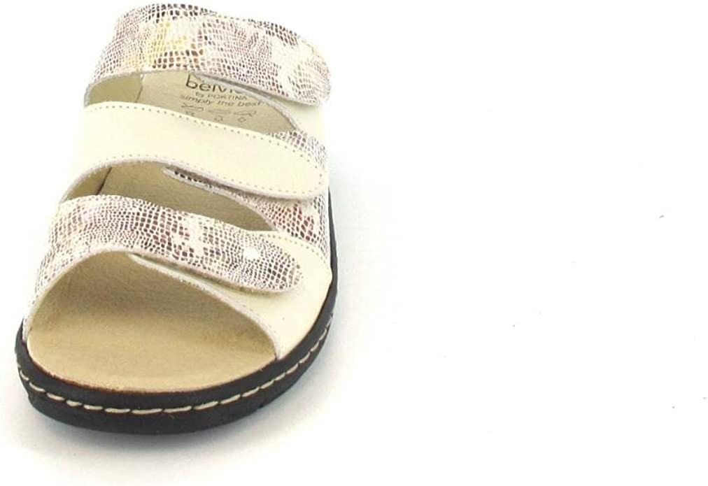 BELVIDA Klassische Sandalen beige
