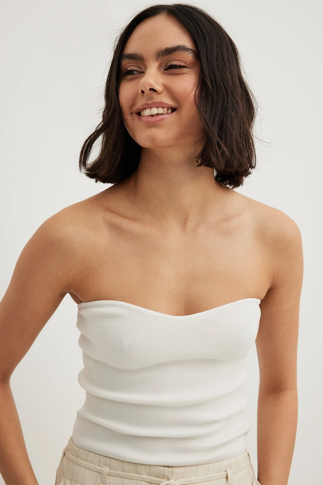 Tube-Top aus Feinstrick