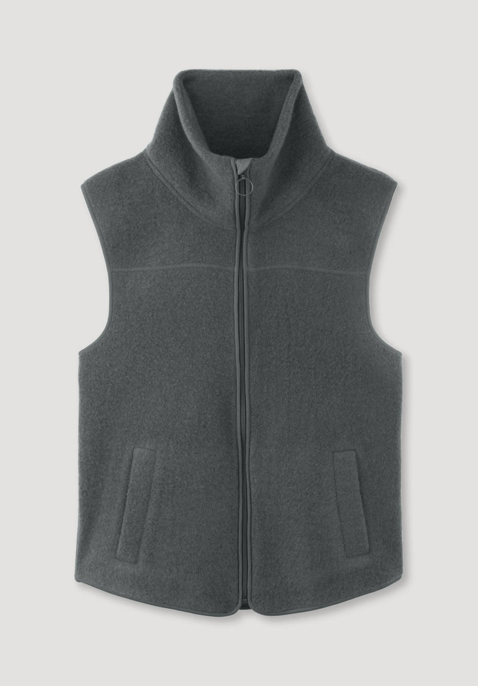Wollfleece Weste aus reiner Bio-Merinowolle