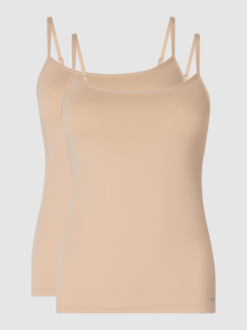 Top aus Mikrofaser im 2er-Pack Modell 'Advantage Micro' in beige