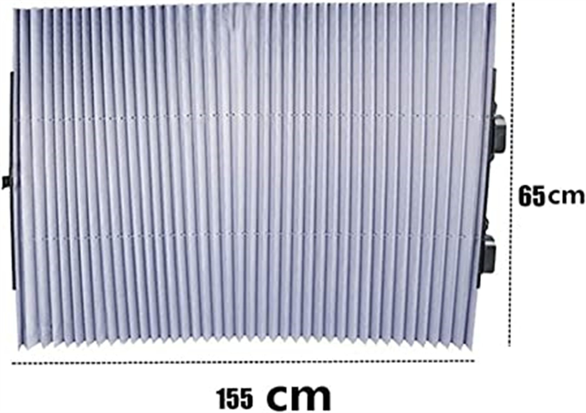 flowgoer Autosonnenschutz Klassische Mode04, (1-St., Wärmeisoliert, Anti-UV, schnelle Abkühlzeit), Teleskopisches Design, geringe Größe,Klare Sicht,Schneller Einbau