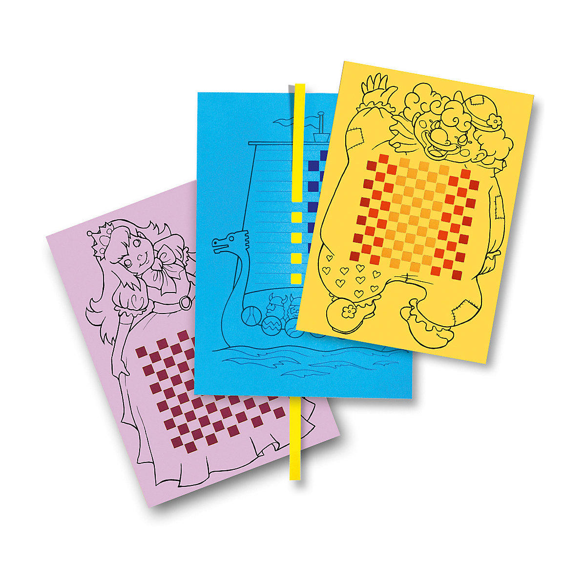 Flechtmotive aus Tonpapier, 48 Blatt