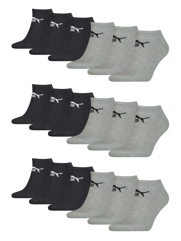 Puma Socken ELEMENTS SNEAKER 18P in 666 - black/grey günstig kaufen
