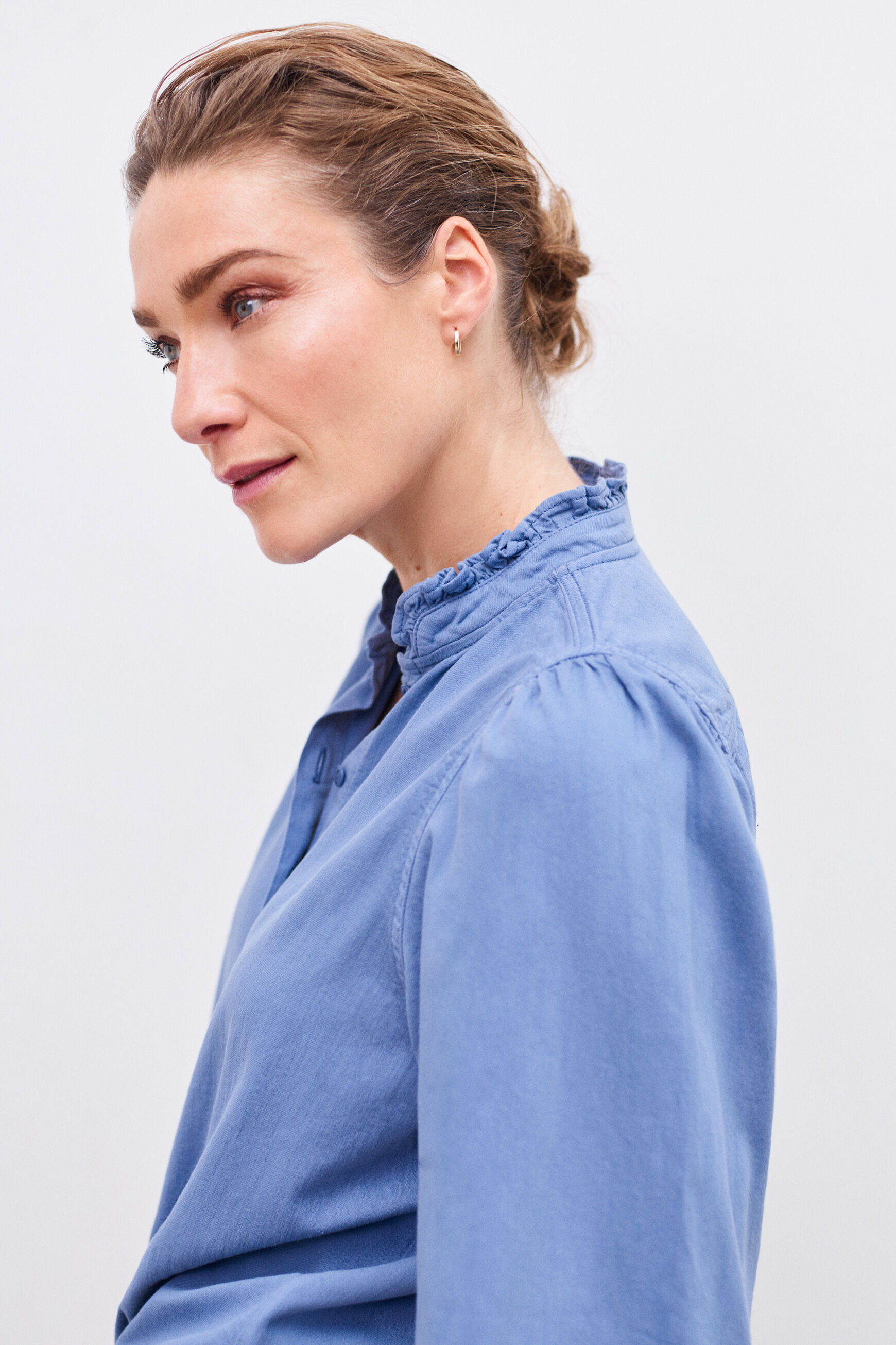chemisier anouck bleu violet femme
