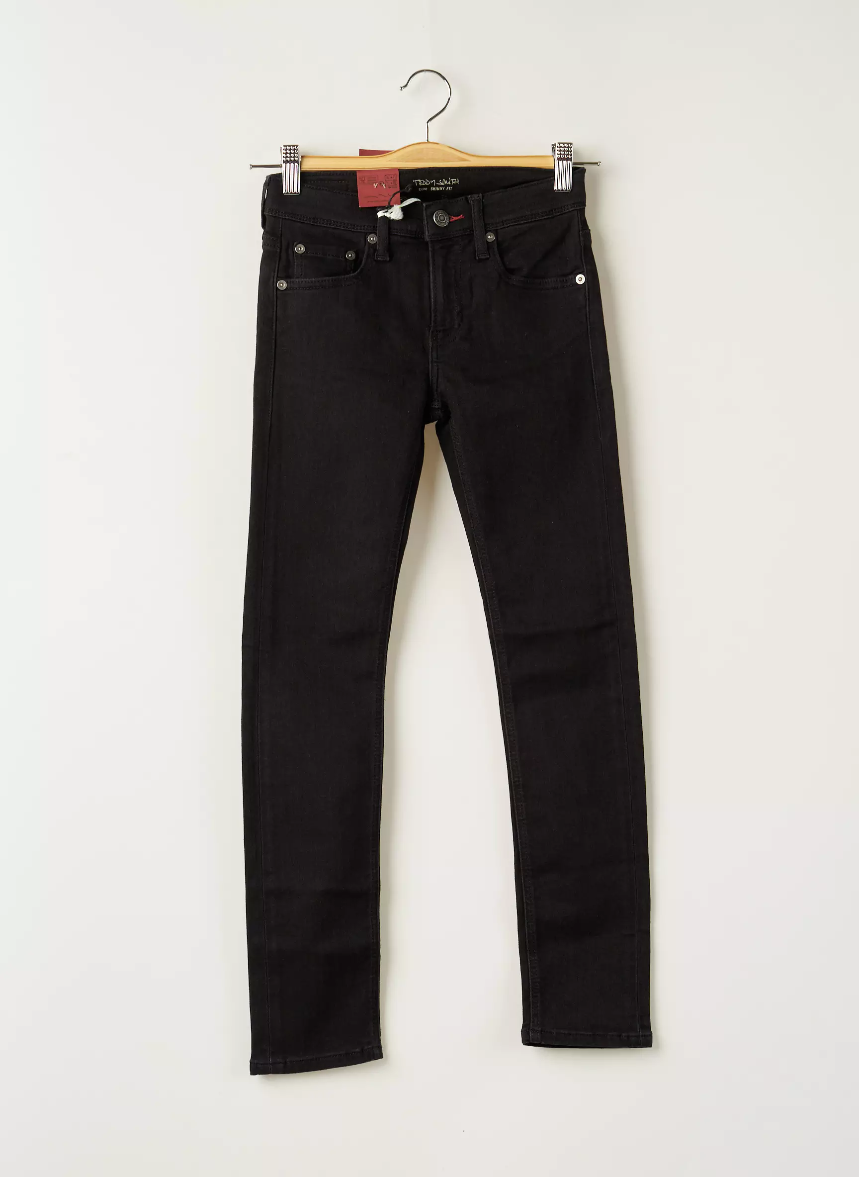 Teddy Smith Jeans Coupe Slim Garcon couleur noir