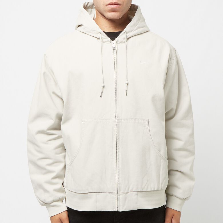 NIKE Life Padded Hooded Jacket light bone/white