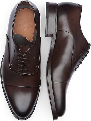 Lottusse Oxford Aus Anilin-Kalbsleder In Schwarz/Crust