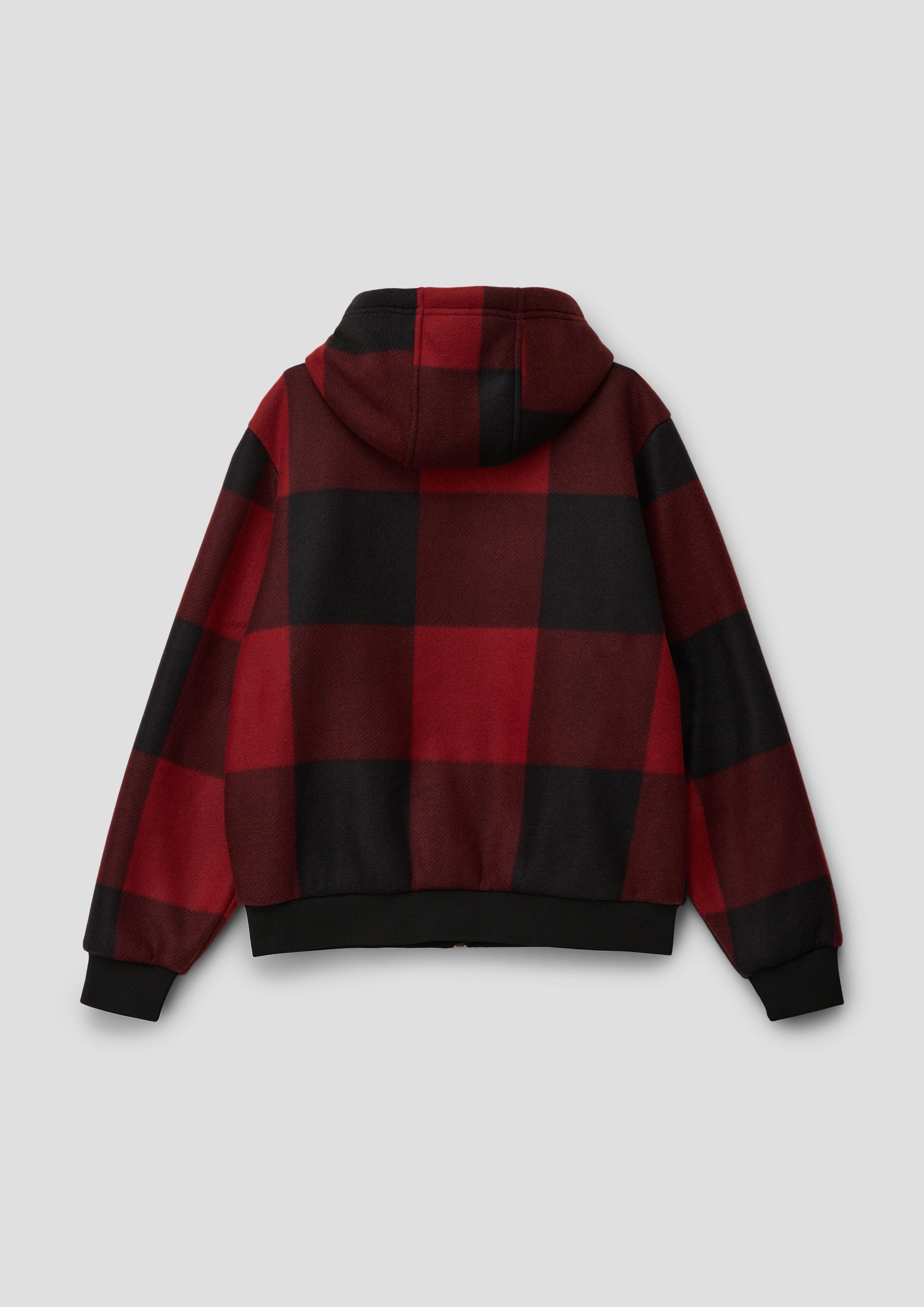 Kapuzenjacke mit Teddy-Futter  2141502-38N0