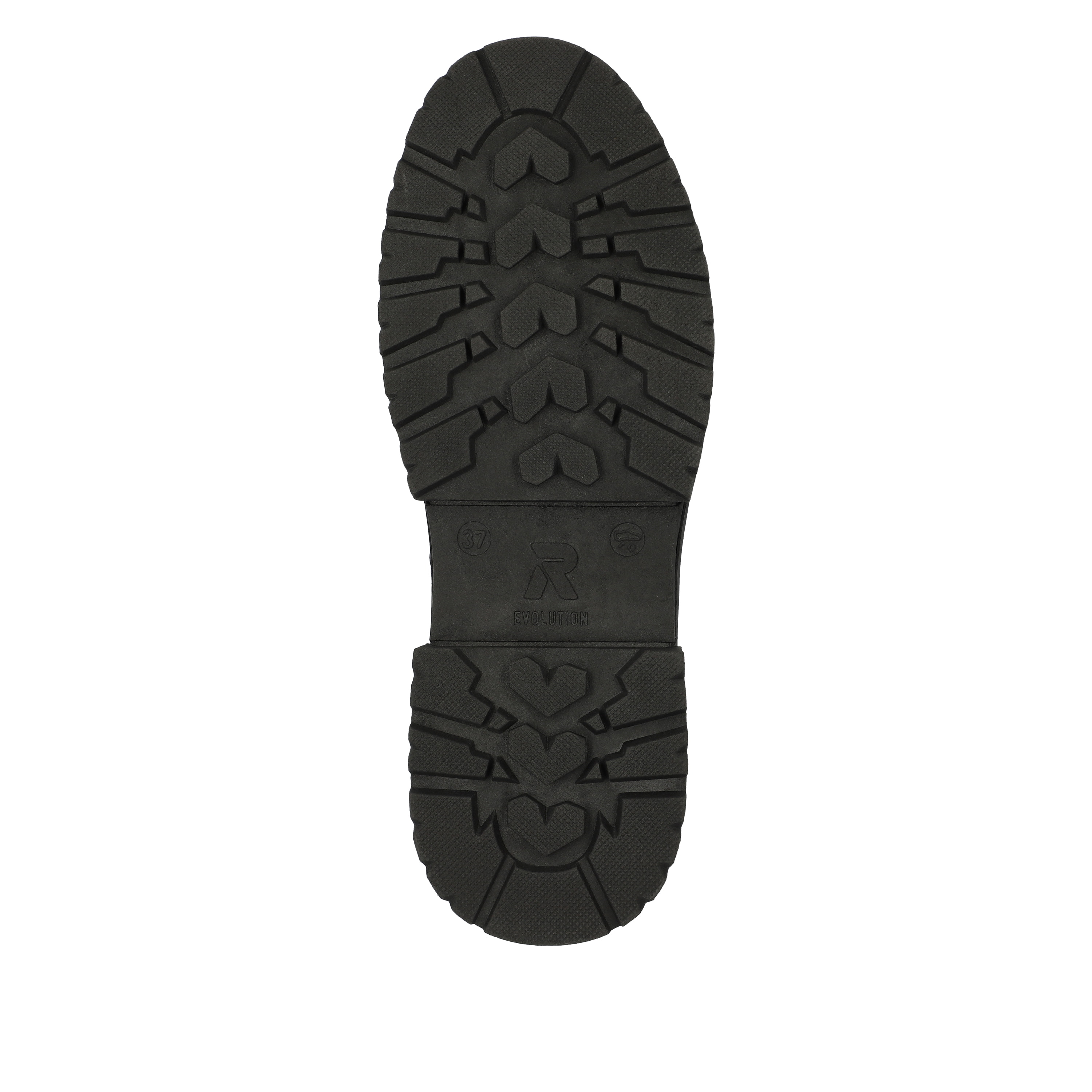 Rieker Damen Schnürstiefel deep black