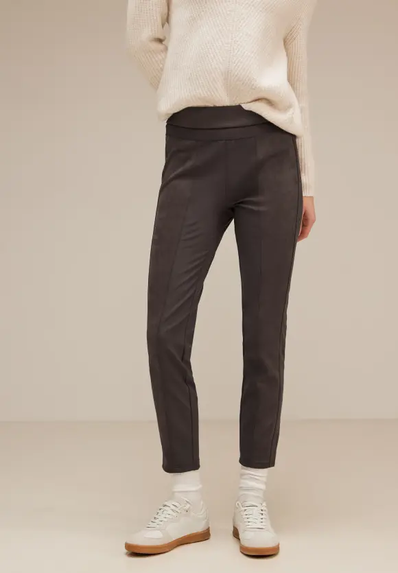 Street One Skinny Fit Materialmix Hose