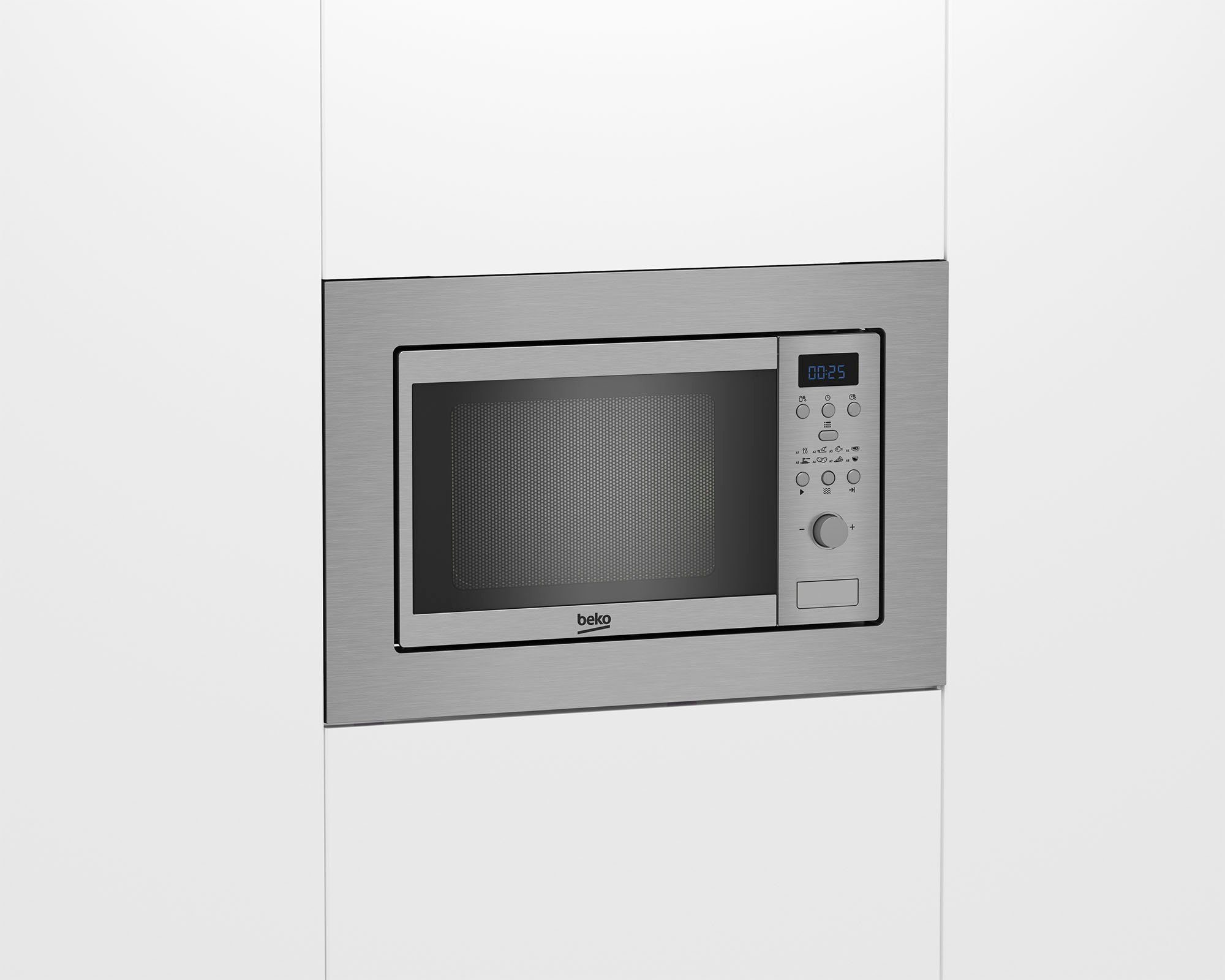 BEKO Einbau-Mikrowelle BMOB17131X, Mikrowelle, 17 l