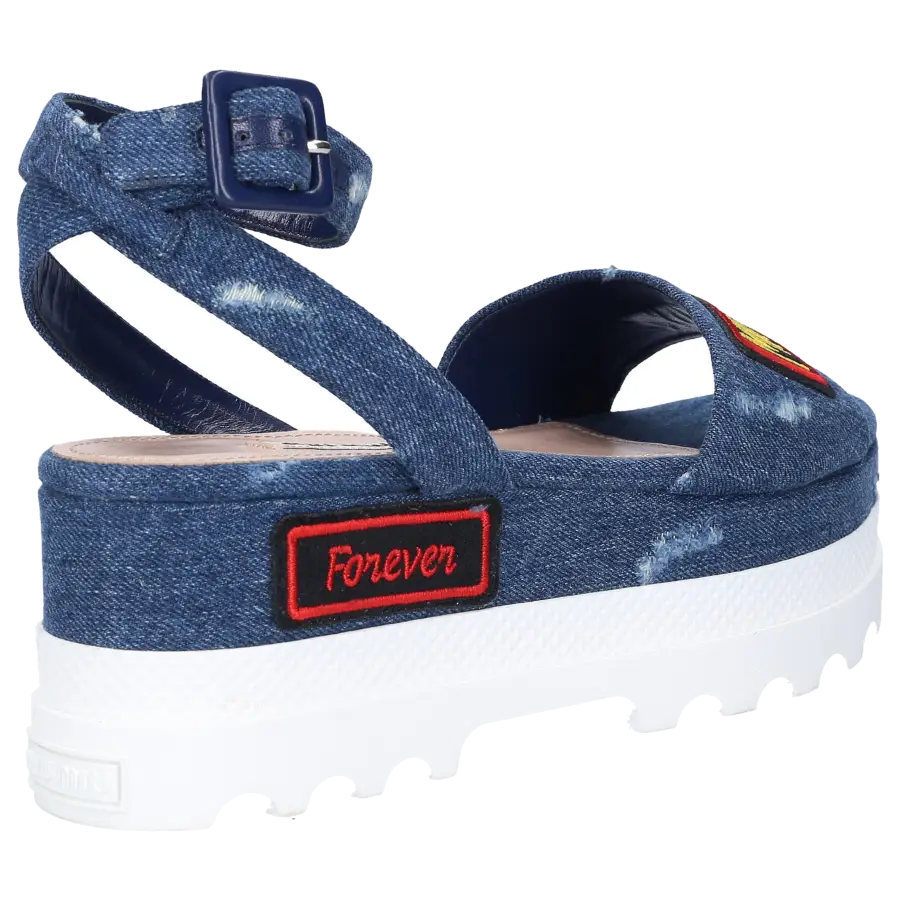 Miu Miu - Sandalen Denim - blau