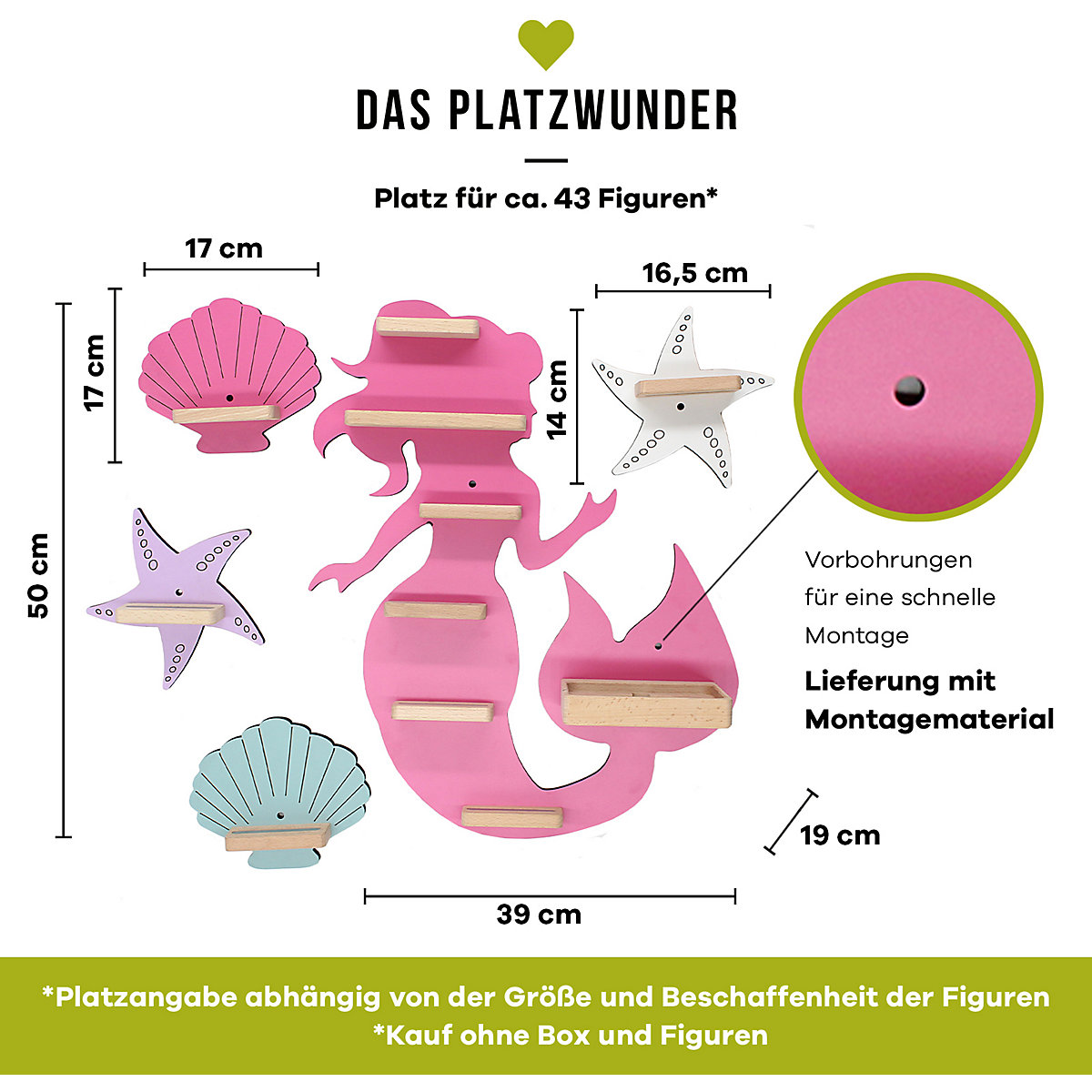 Kollektion Meerjungfrau small, pink