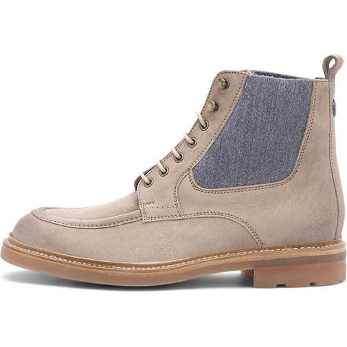 Lottusse Taupe Hirsch Wildlederstiefel