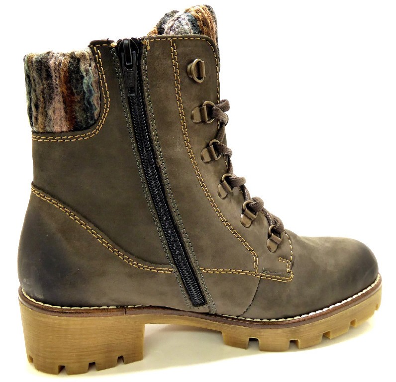 REMONTE Schnür-Stiefeletten grau