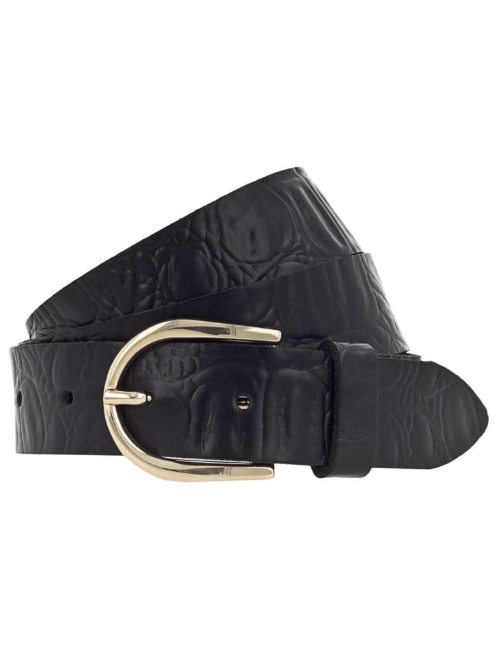 Vanzetti Gürtel Leder in black günstig kaufen