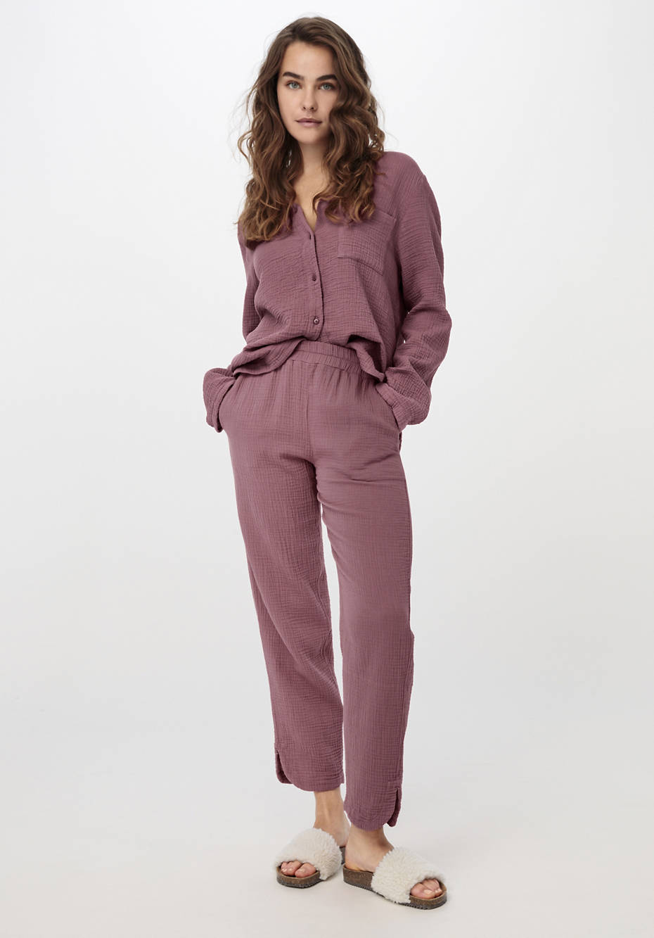 Musselin Hose aus reiner Bio-Baumwolle