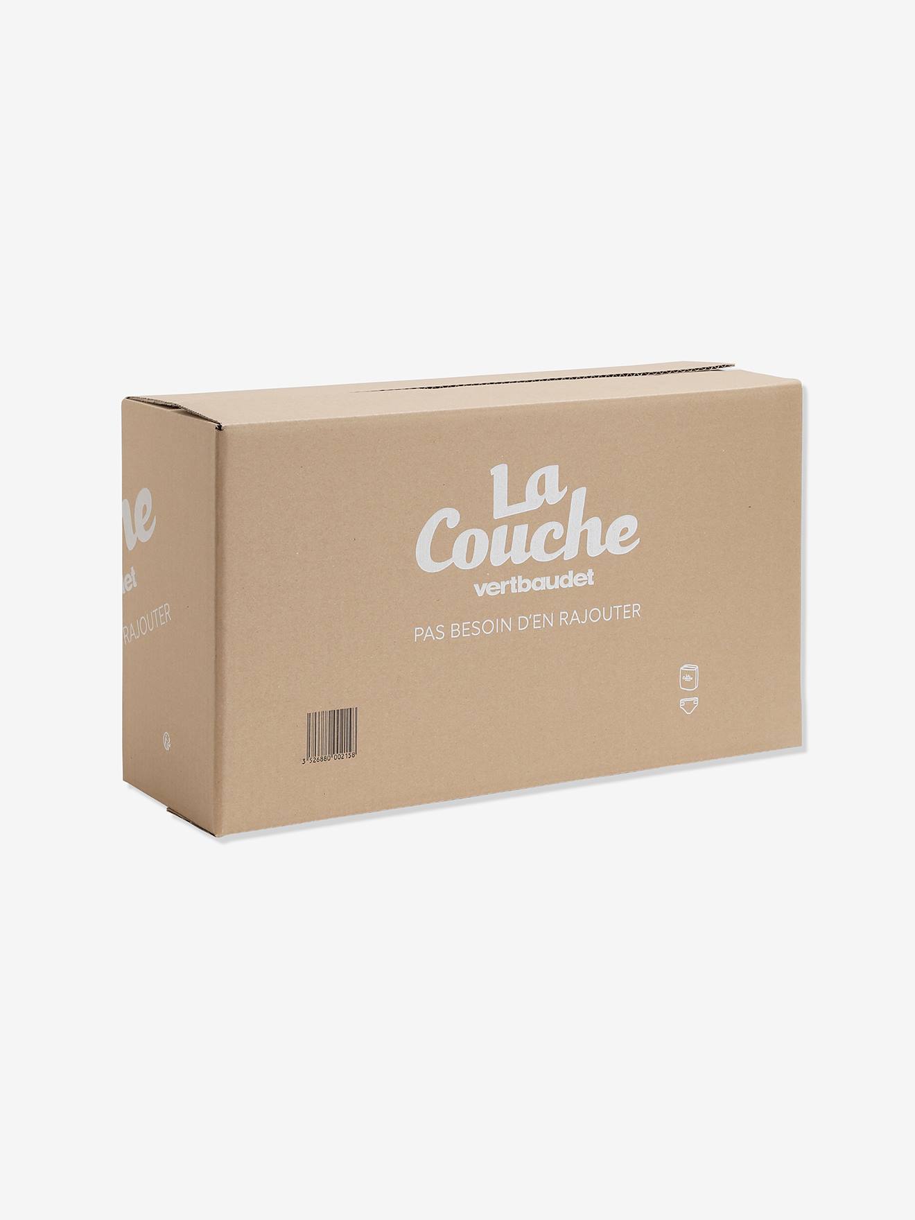 Vertbaudet Windel-Box LA COUCHE vertbaudet: 210 Windeln Gr. 2 (3-6 kg) - weiß