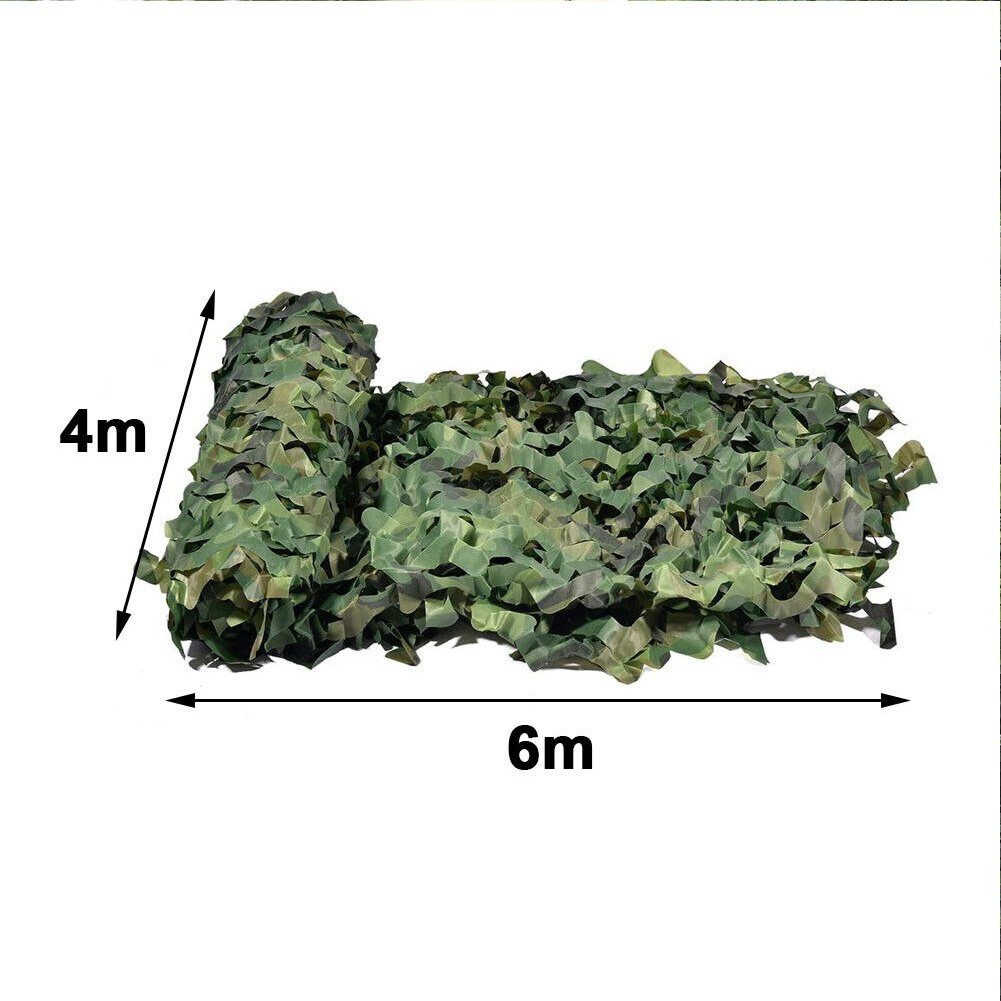 OSTWOLKE Sonnensegel 4X6M Sonnensegel Camouflage Jagd Tarnnetz Bundeswehr Army Tarnung Camo, (1-tlg)