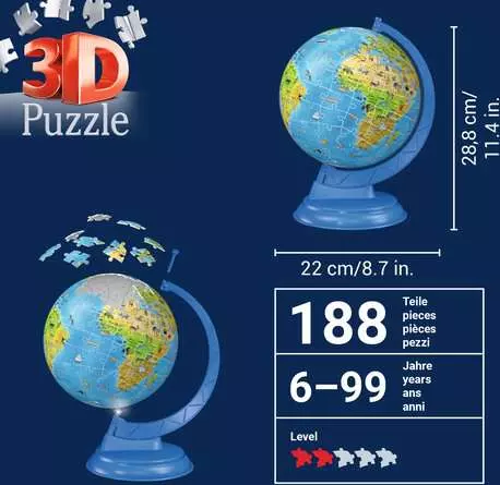 Ravensburger Kinderglobus mit Licht deutsch