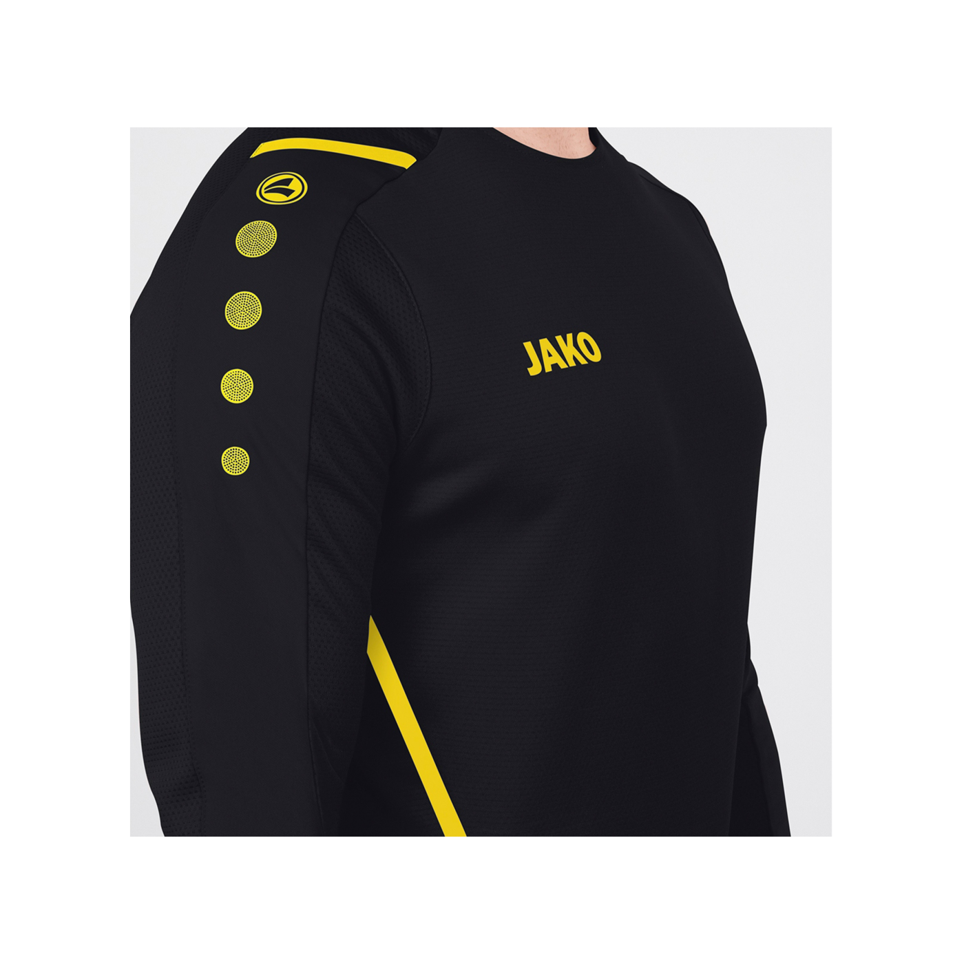 JAKO Challenge Sweatshirt Kids Schwarz Gelb F803