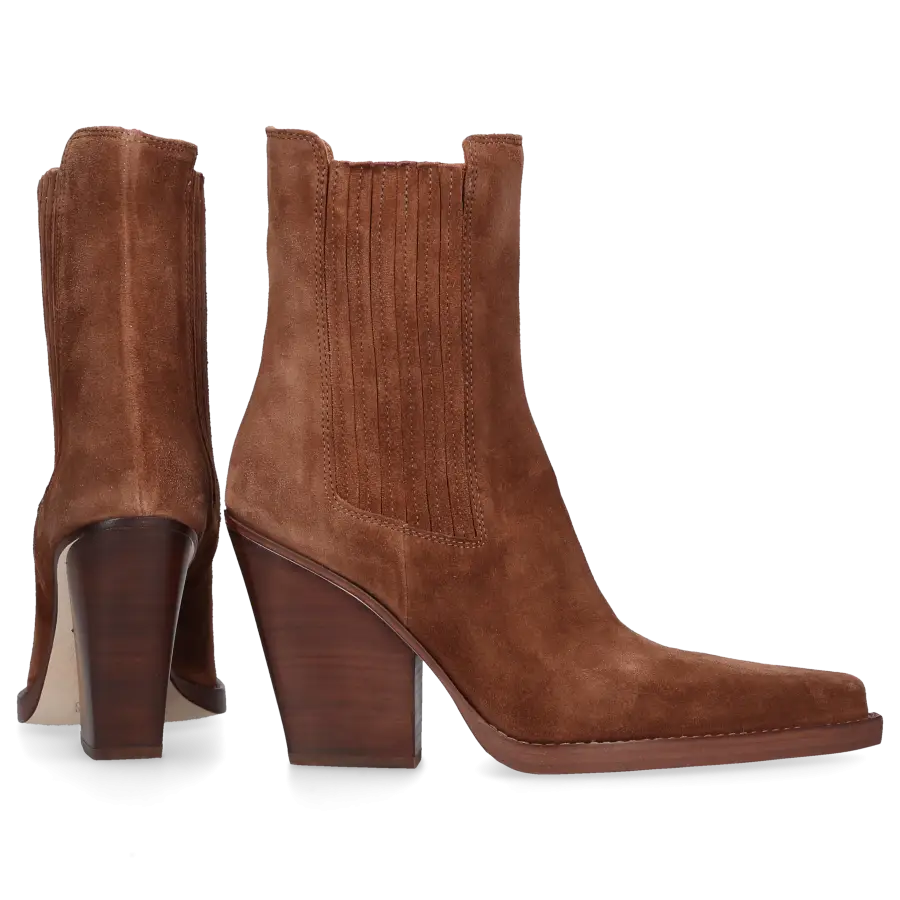 Paris Texas - Chelsea Boots DALLAS Veloursleder - braun
