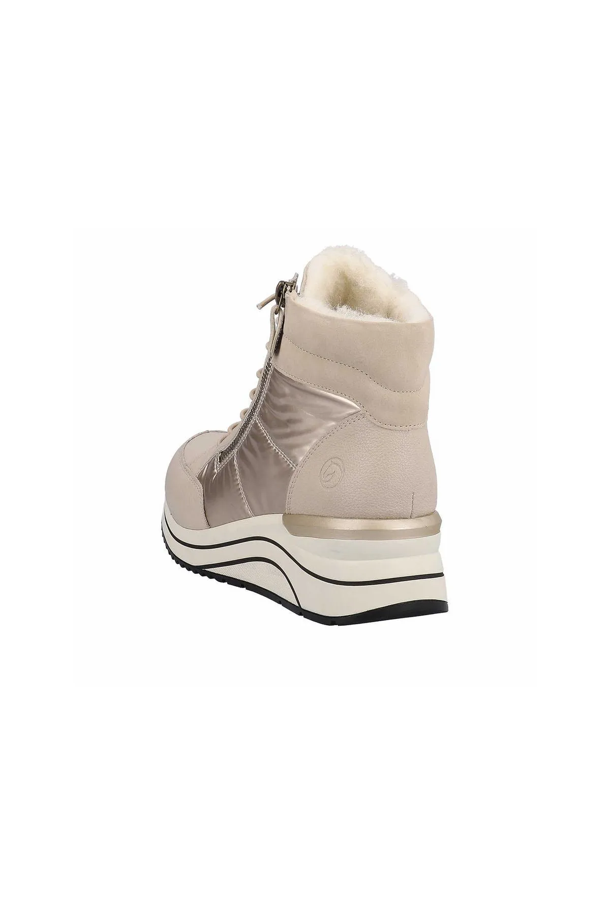 Remonte  Stiefelette - Beige - Flacher Absatz