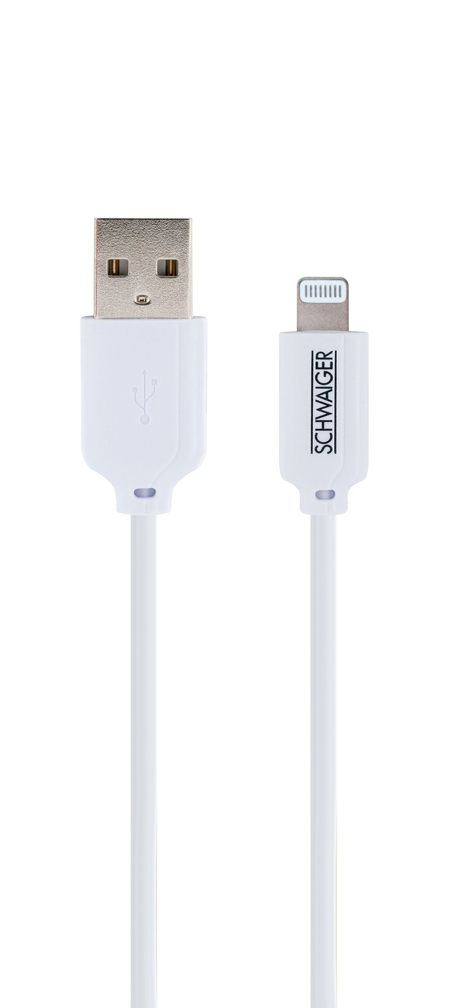 Schwaiger LKF200L 2 Meter weißes Apple Lightning Kabel