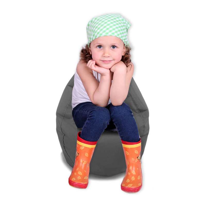 Pouf poire berlingot gris foncé Oxybul
