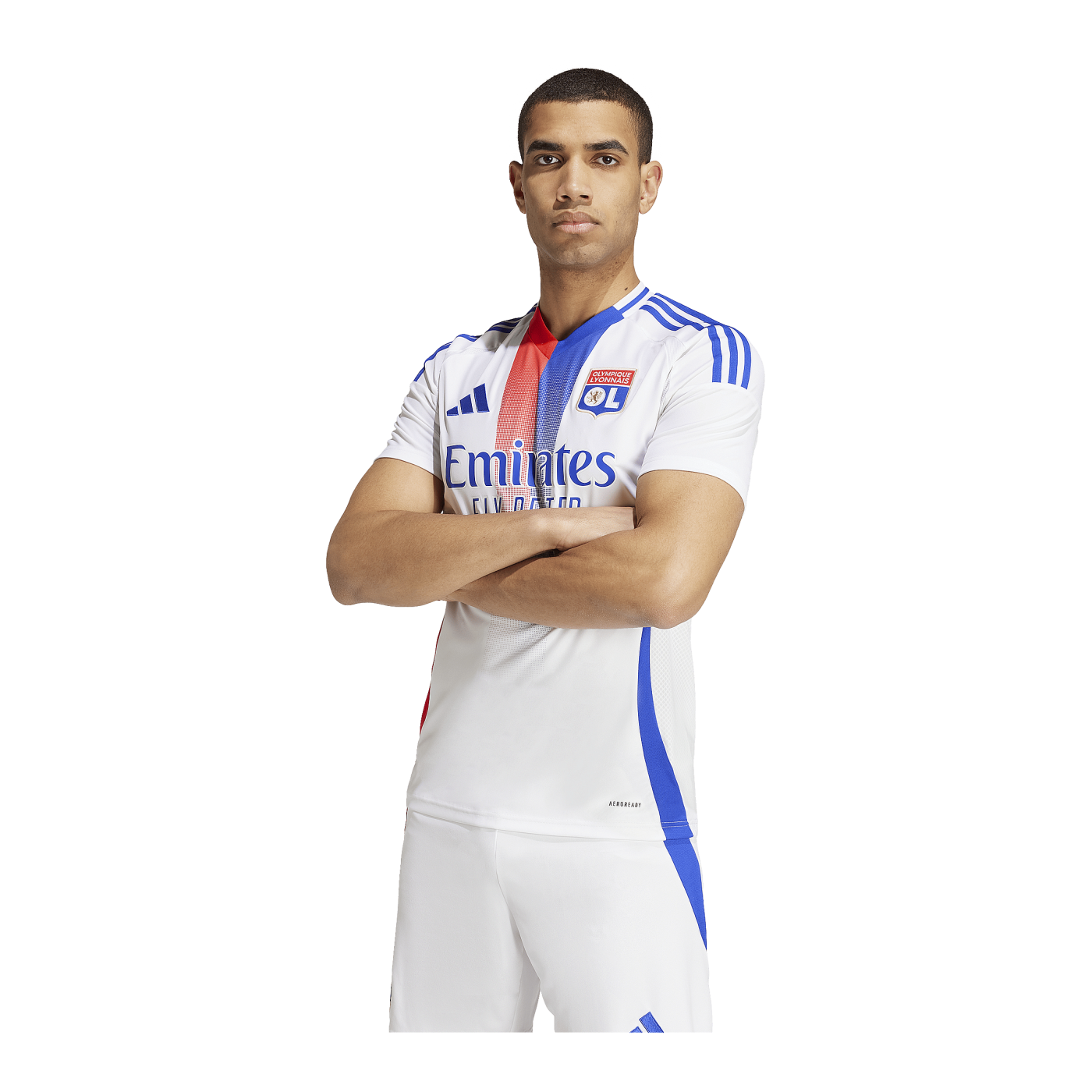 adidas Olympique Lyon Trikot Home 2024/2025 Weiss