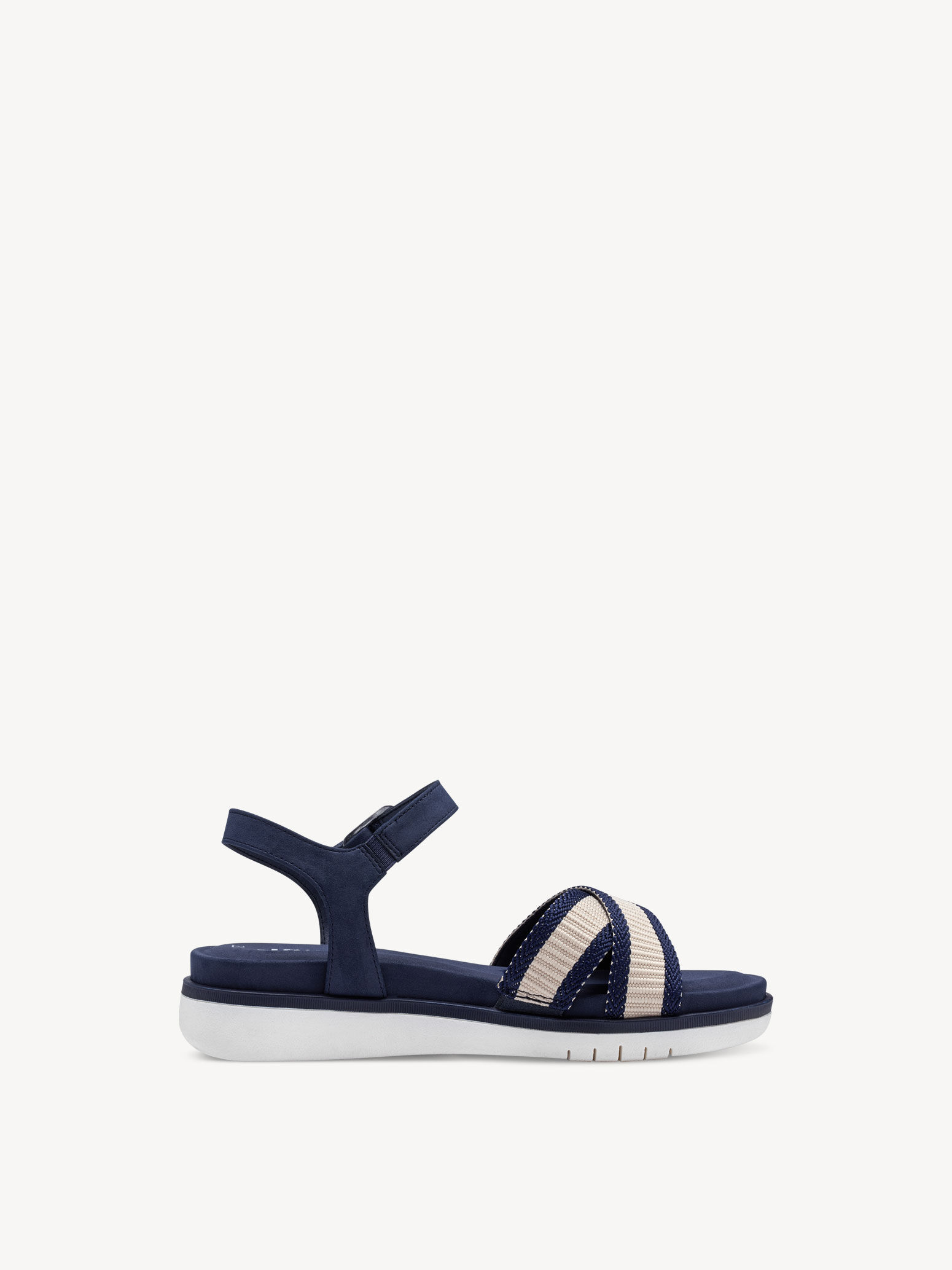 Sandale à talon - bleu