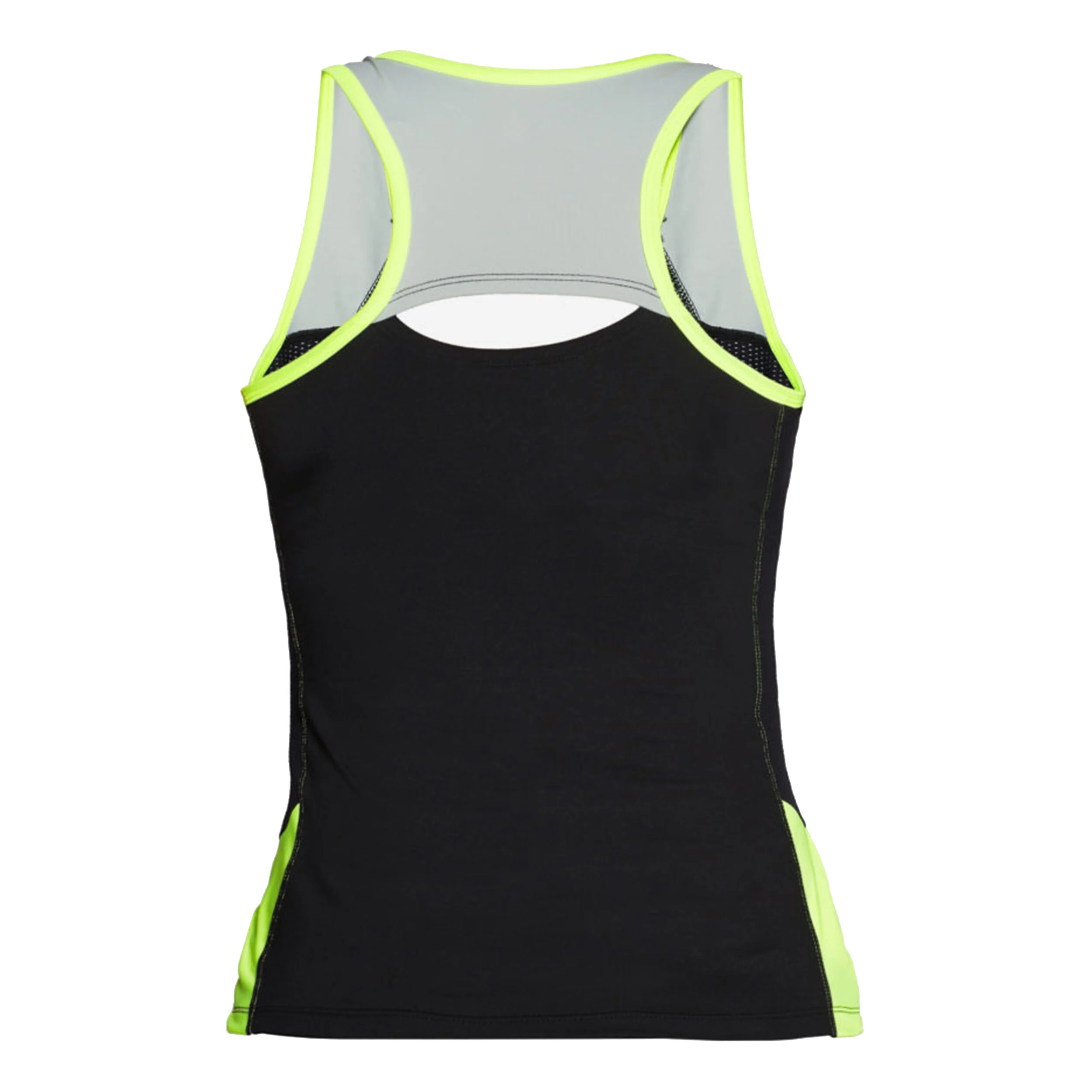 Santander T-Shirt Damen - Schwarz, Limette