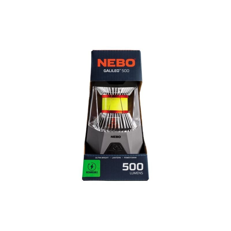 NEBO Galileo wiederaufladbare Laterne 500 Lumen LED LTN-1000