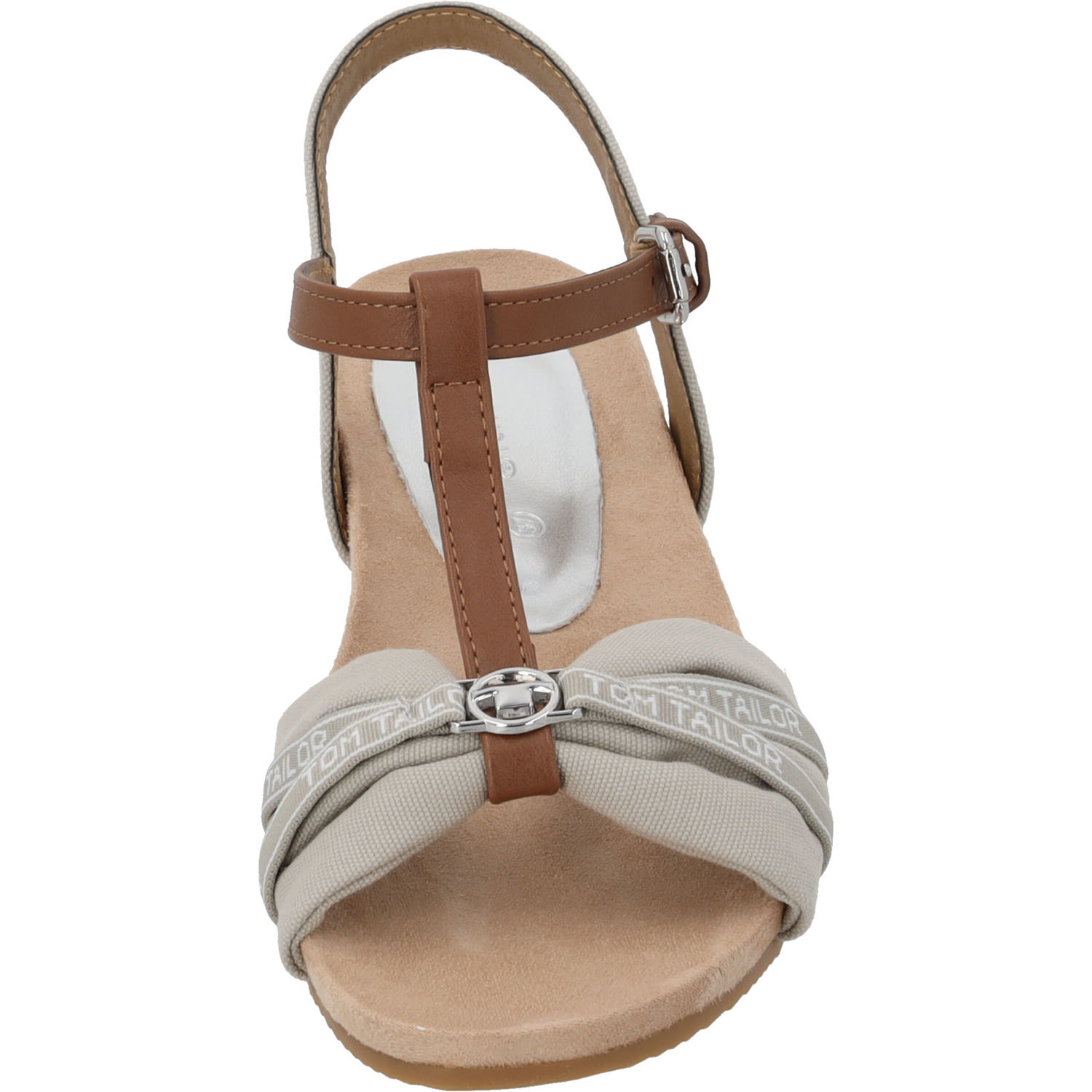 Tom Tailor 5390220008, Keilsandaletten, Damen, Beige