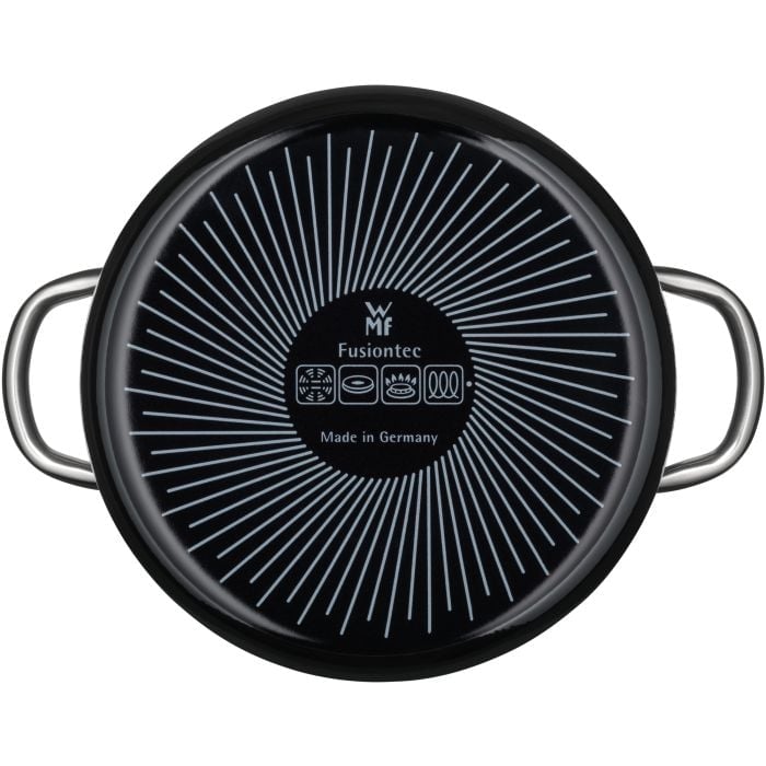 Fusiontec Inspire Kochtopf mit Deckel, 24 cm, Black