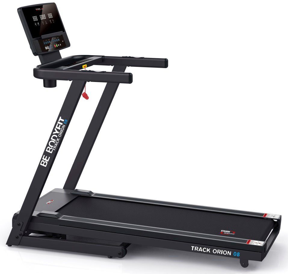 STAMM BODYFIT Laufband TRACK ORION 08, mit großer LED-Display und integrierten Handpulssensoren