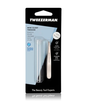 Tweezerman Mini Schräge Pinzette Edelstahl Pinzette 1 Stk