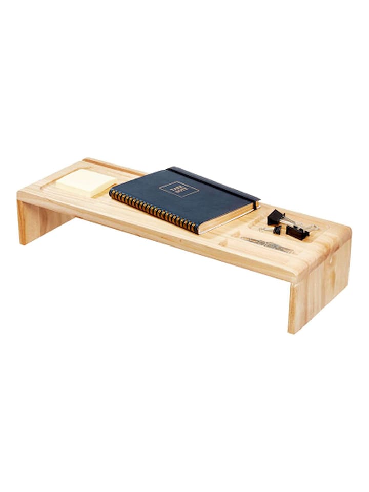 Idesign Schreibtisch-Organizer ''EcoOffice'' in Hellbraun - (B)54,6 x (H)10,8 x (T)19 cm günstig kaufen onesize