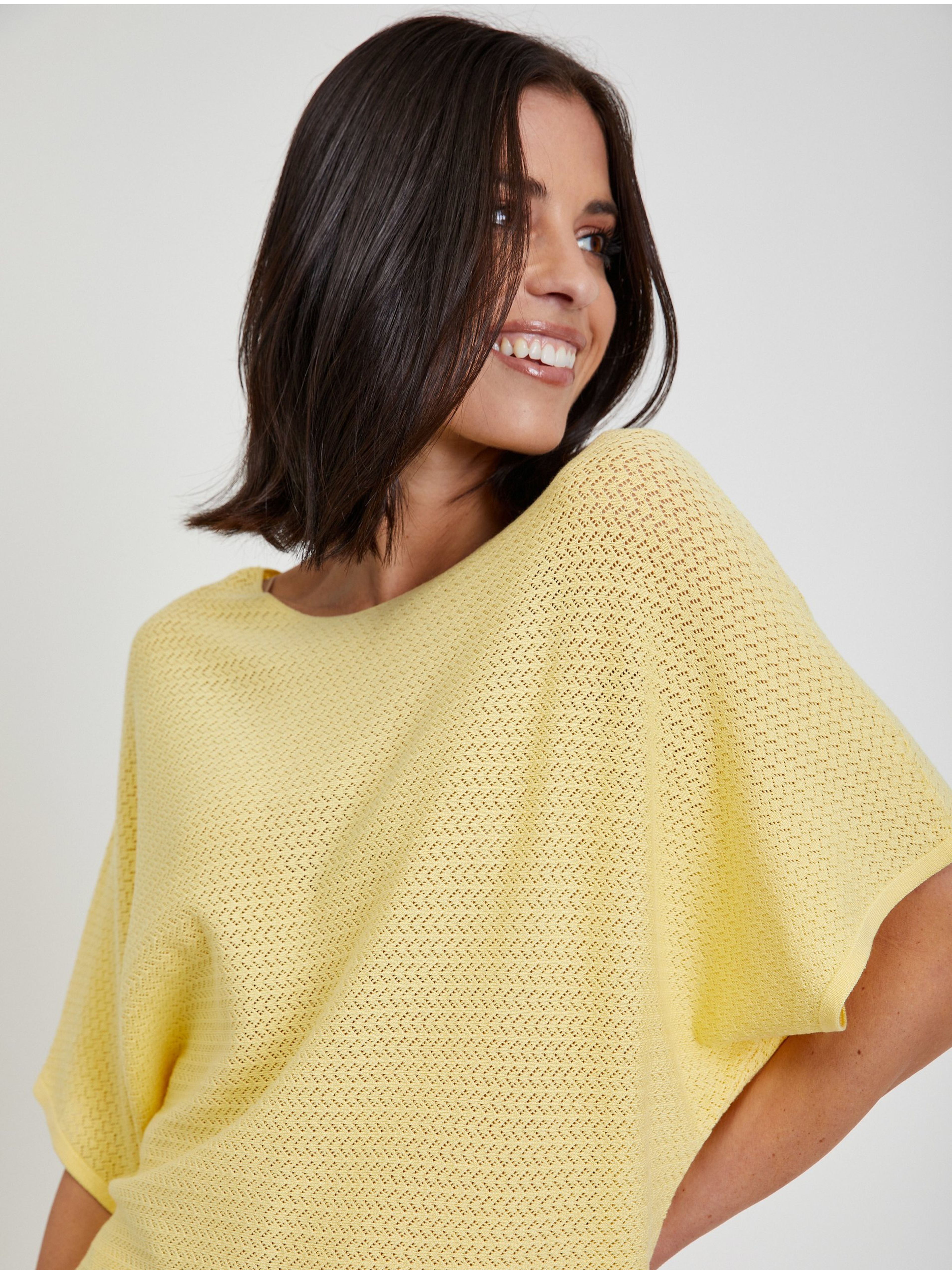 Gelber leichter Pullover ORSAY