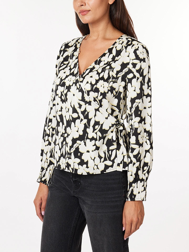 Scotch & Soda Bluse in Schwarz/ Weiß günstig kaufen