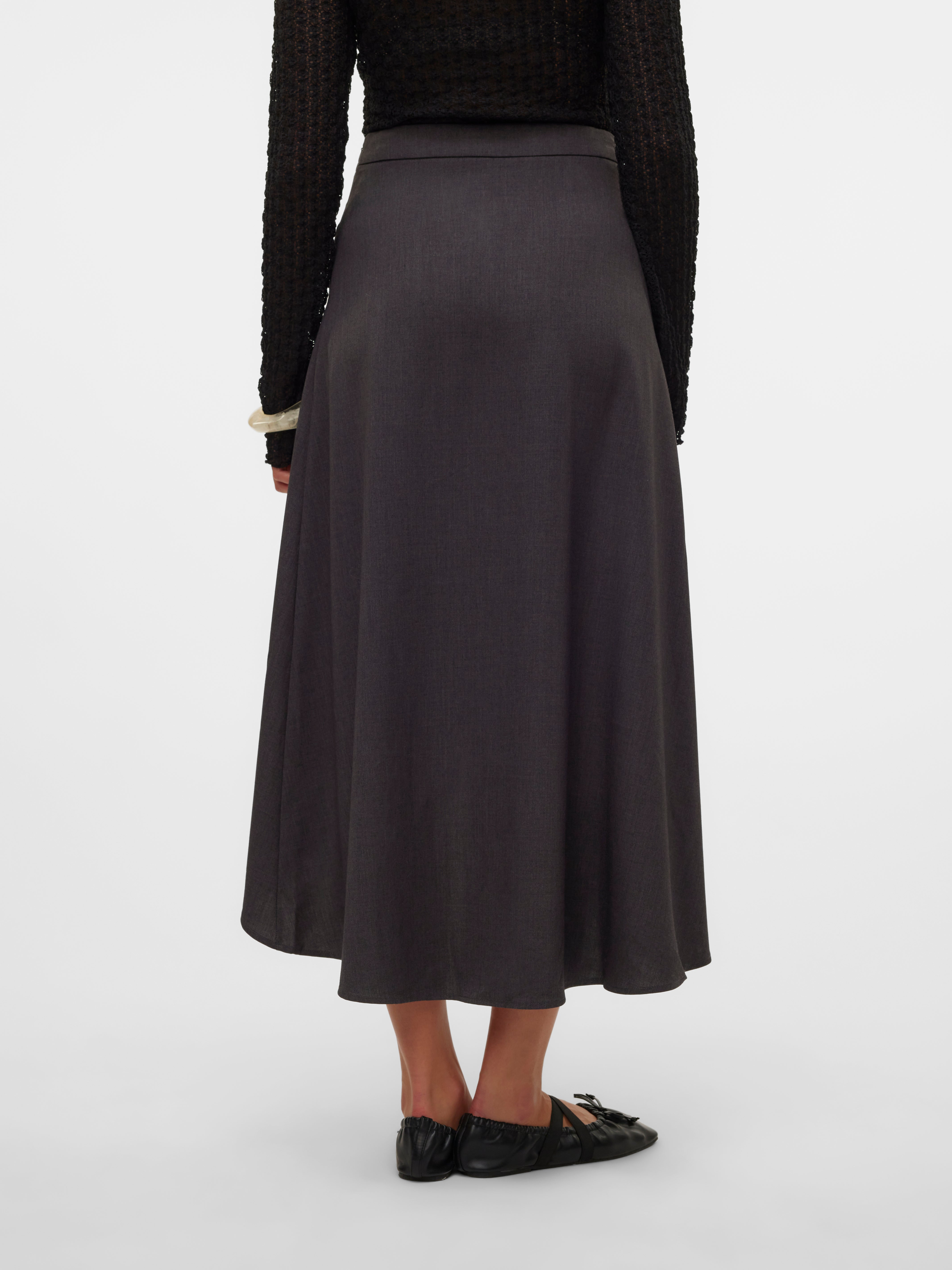 VMINA Hohe Taille Langer Rock