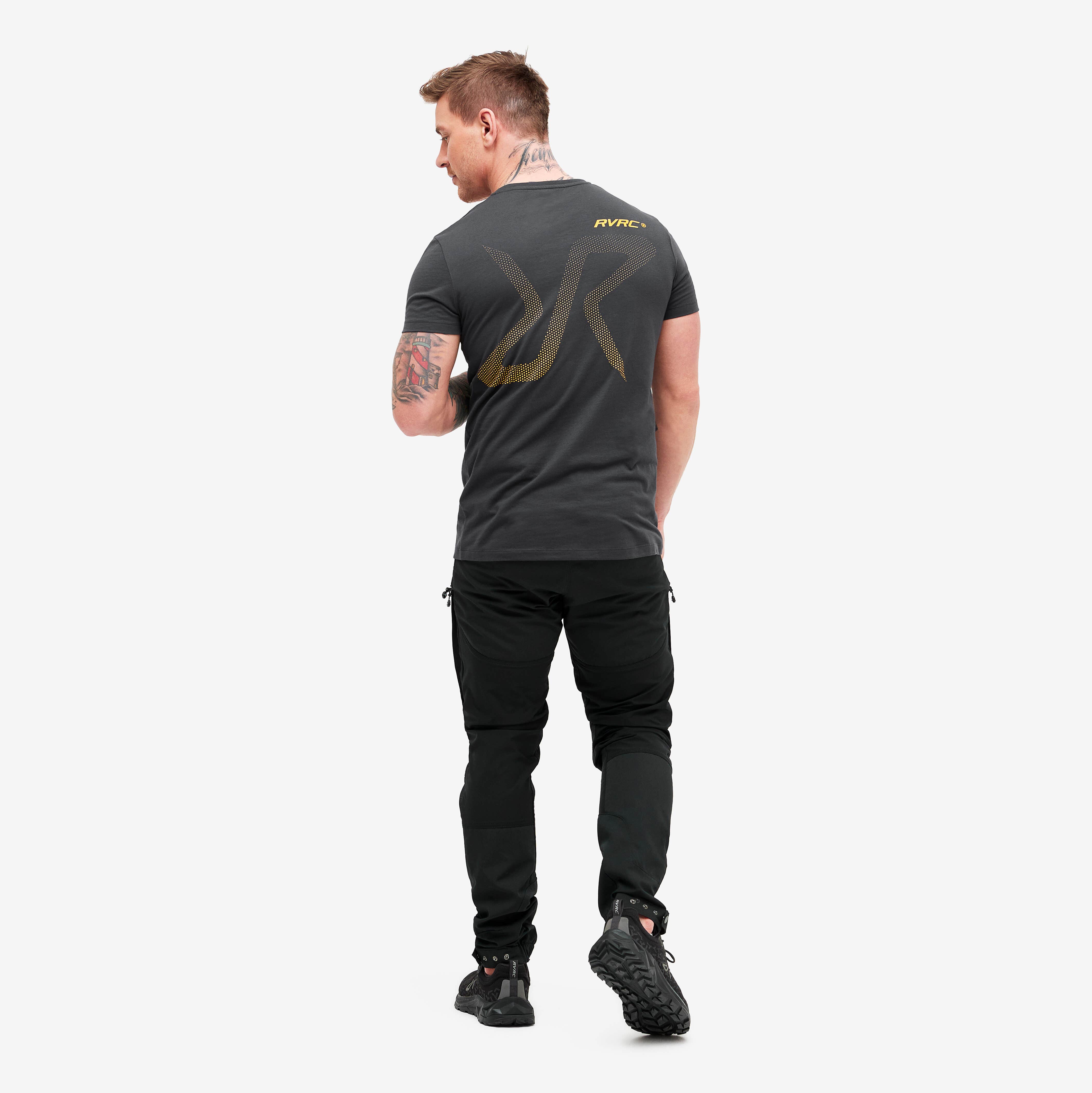 Fat Graphic Tee Homme Obsidian/Lemon Curry