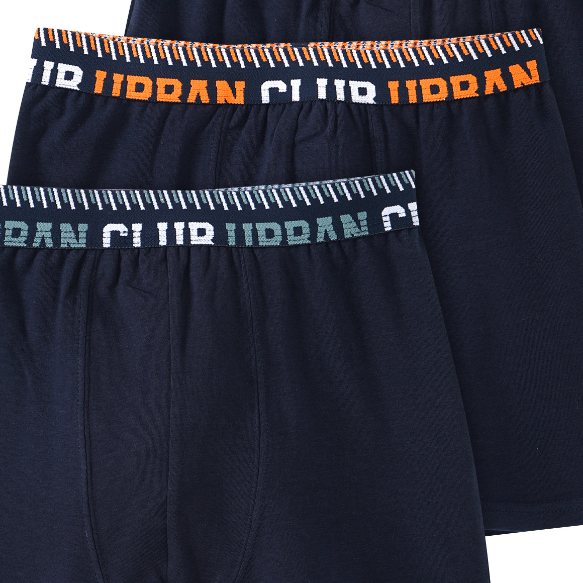 3 Jungen Boxer mit Webbund