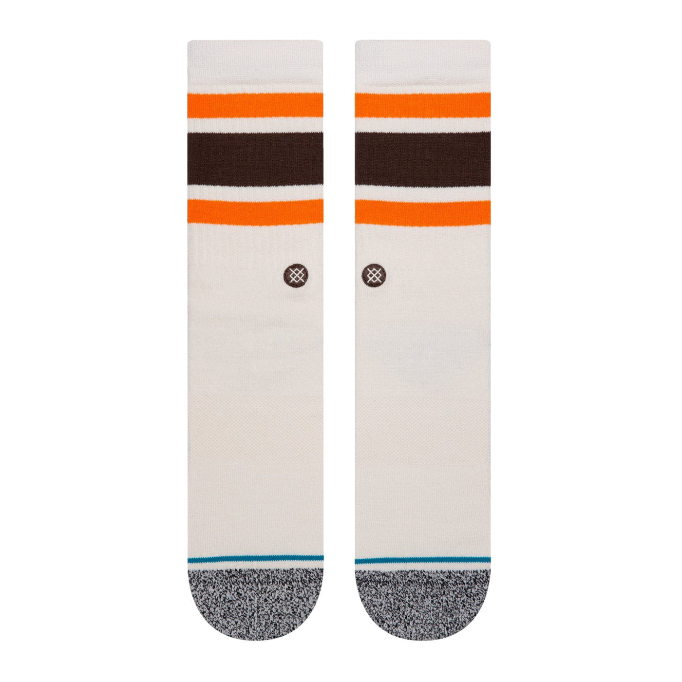 Stance Boyd Staple Crew Socks Socken Weiss Braun