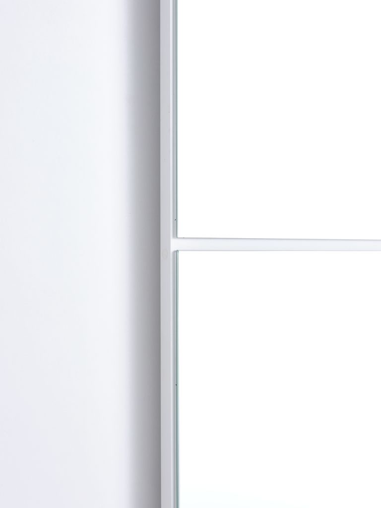 Armário ODDER ODDER 120x201 com 2 portas de correr e espelho branco