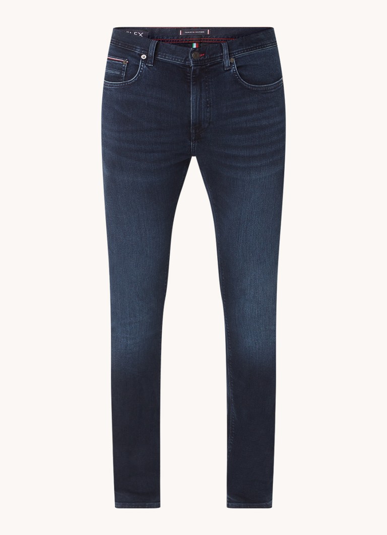Obcisłe jeansy Tommy Hilfiger Bleecker, w ciemnym odcieniu.