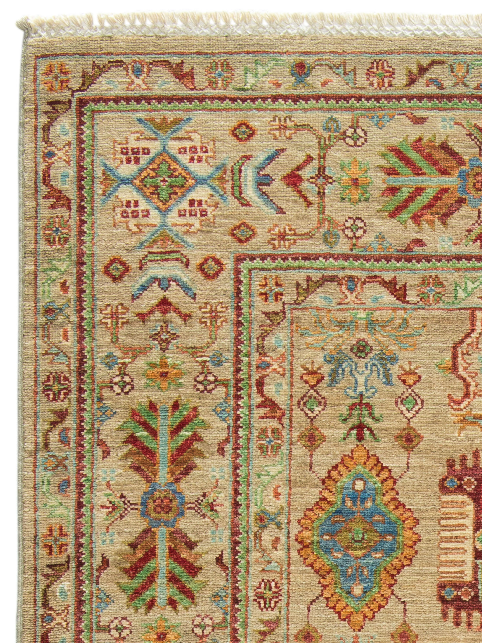 Kazak Ghazni ca. 176 x 249 cm, Unikat / Einzelstück