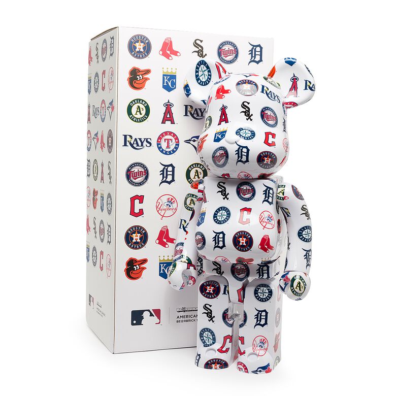 Medicom Bearbrick MLB American League 1000% multicolor