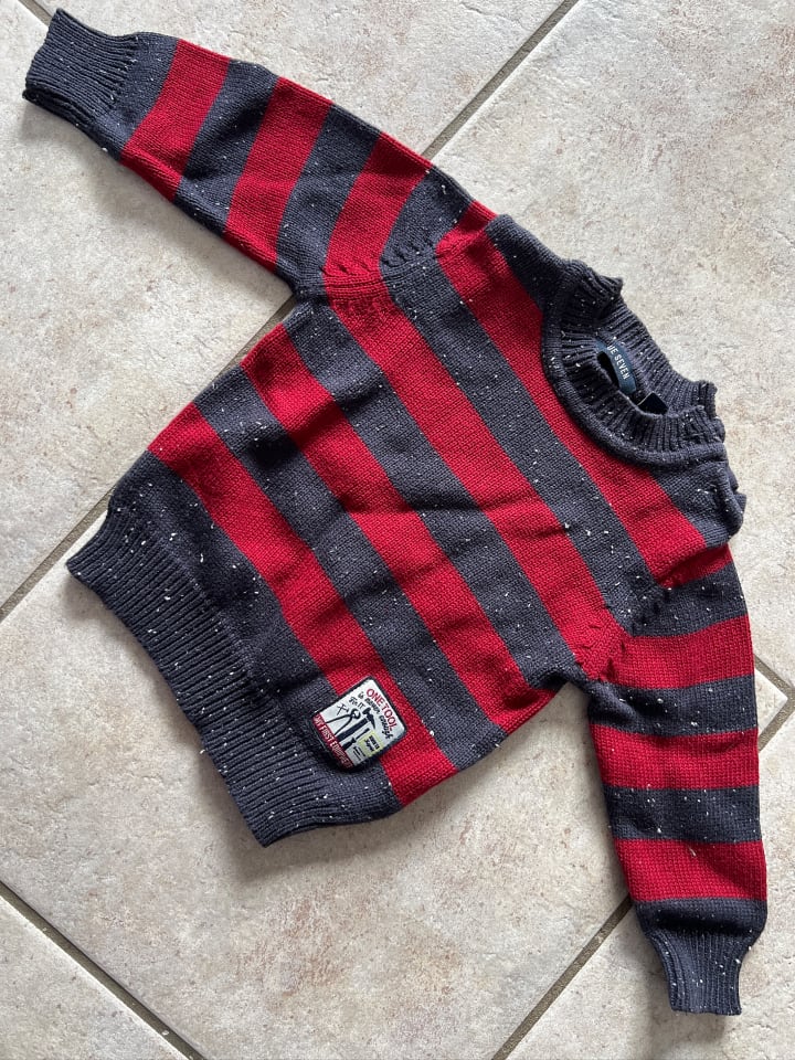 Blue Seven Pullover in Rot/ Dunkelblau günstig kaufen 68